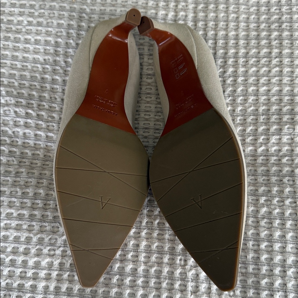 Aquatalia Women's Elegant Cream Clogs Size 7 - Picture 3 of 7